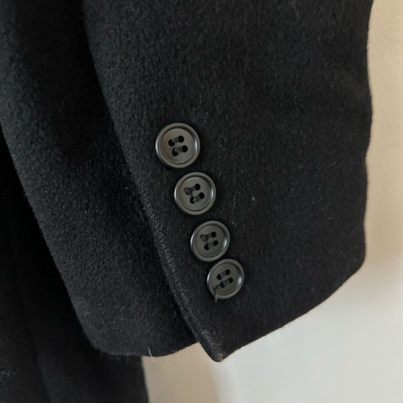 Vintage Calvin Klein classic black wool peacoat, small. - Picture 3 of 3